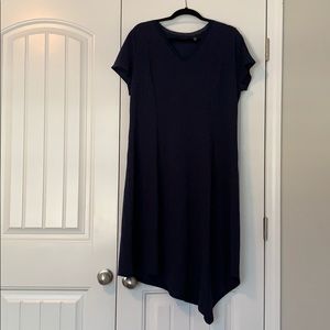 H by Halston Navy Mid Length Dress